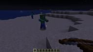 A zombie slowed by an arrow of slowness (Image via Minecraft)